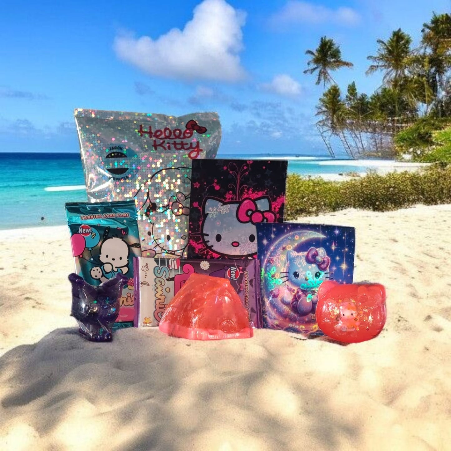 JABON SORPRESA HELLO KITTY Y SUS AMIGOS