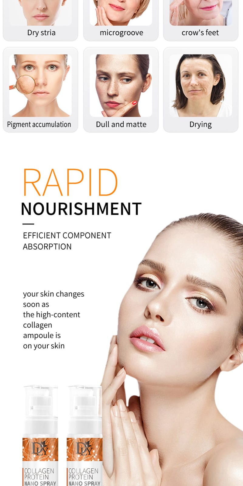 MASCARILLA SOLUBLE DE COLAGENO HIDROLIZADO