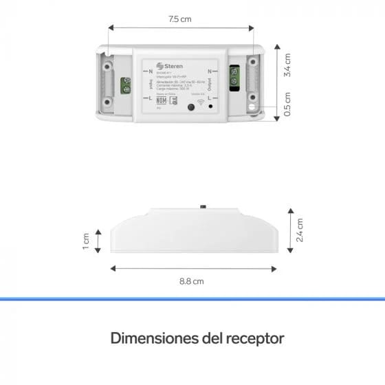 Apagador inalámbrico RF cinético