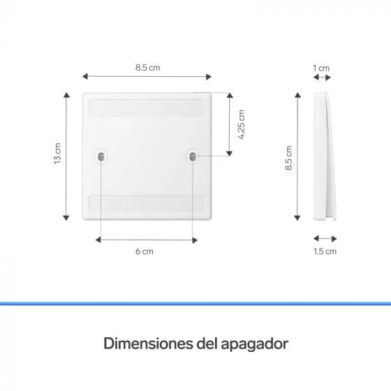 Apagador inalámbrico RF cinético
