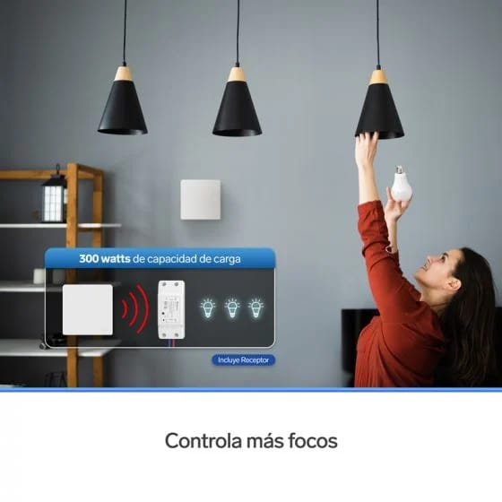 Apagador inalámbrico RF cinético