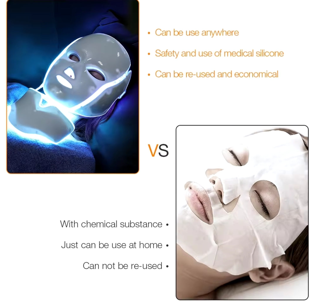 MASCARILLA FACIAL LED