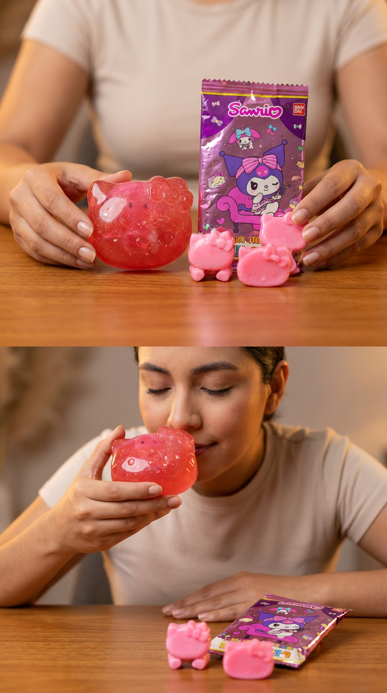 JABON SORPRESA HELLO KITTY Y SUS AMIGOS